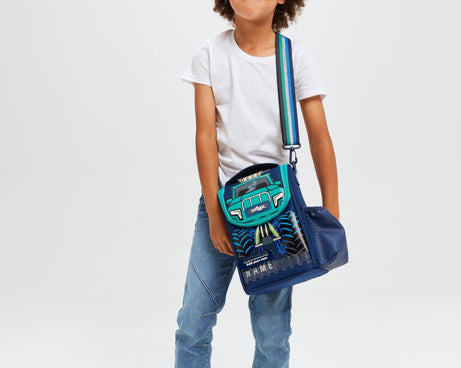 Smiggle -Blast Off Anaokulu Beslenme ve Gezi Çantası - Dinossi