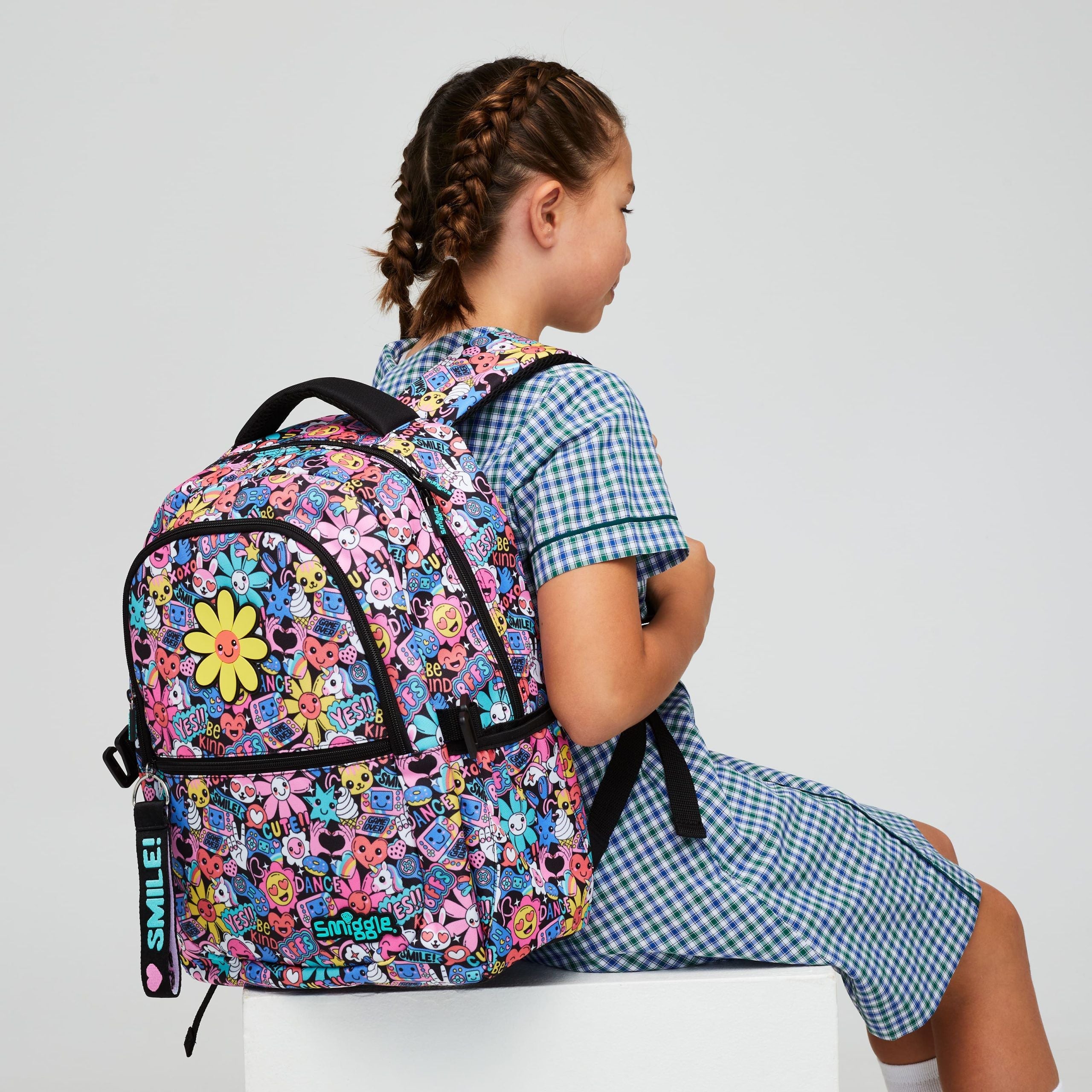 Smiggle - Mochila Escolar Klasil Bright Side