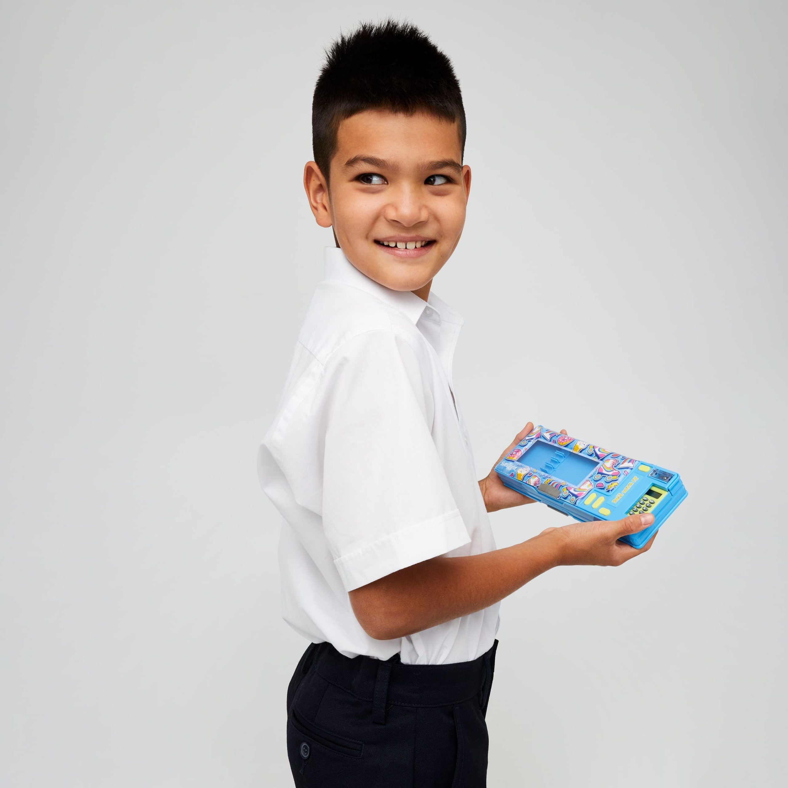 Smiggle - Bright Side Hesap Makineli Otomatik Kalem Kutusu