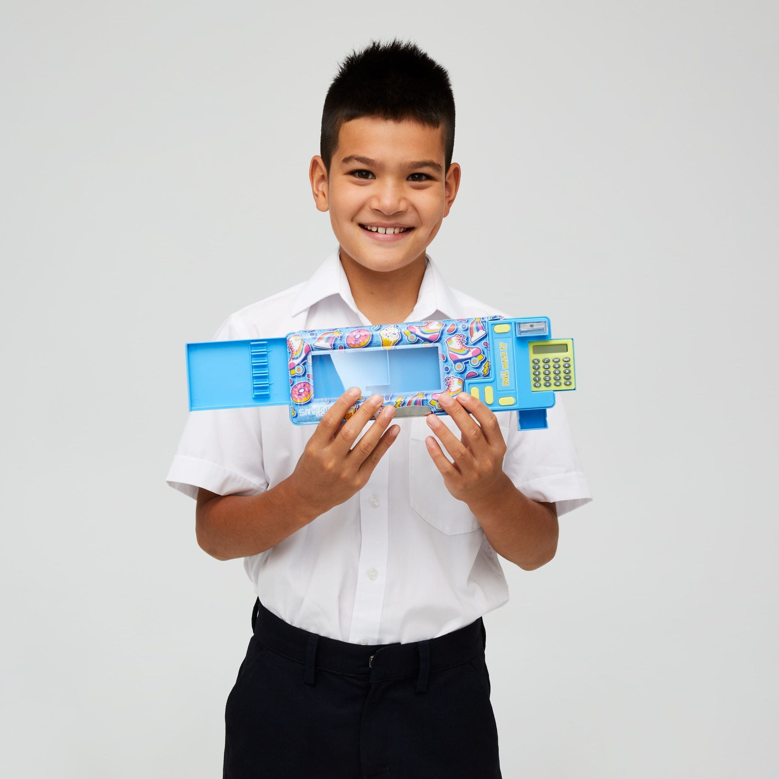 Smiggle - Bright Side Hesap Makineli Otomatik Kalem Kutusu