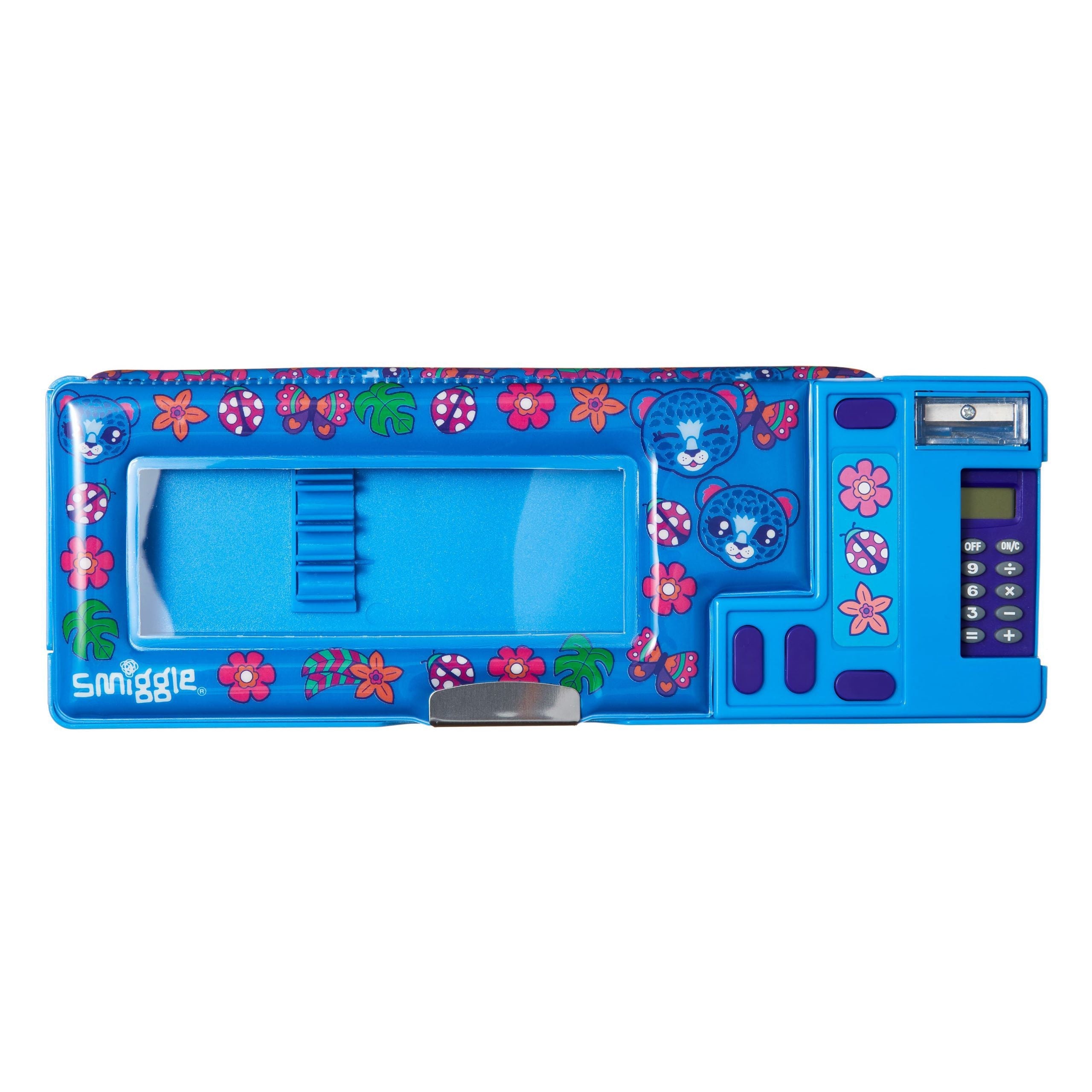 Smiggle - Budz Mavişler Hesap Makineli Pop Out Otomatik Kalem Kutusu