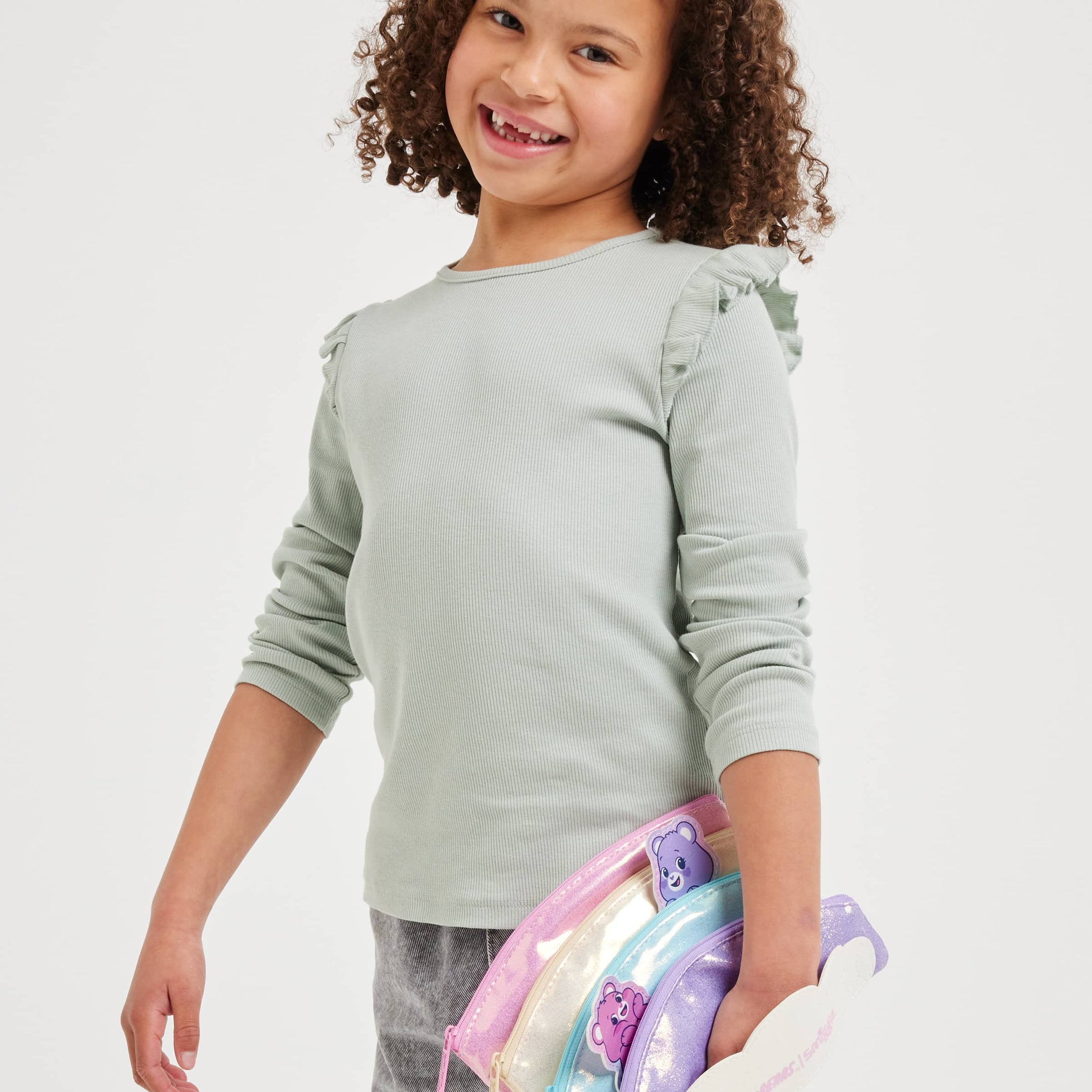 Smiggle - Trousse à crayons Care Bears avec plusieurs poches