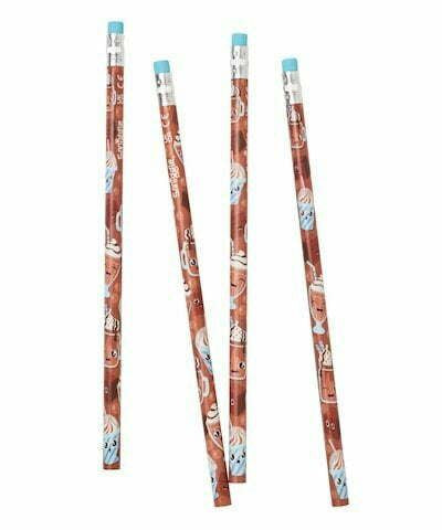 Smiggle - Çikolatalı Milkshake Kokulu Kalem 4lü Paket - Dinossi