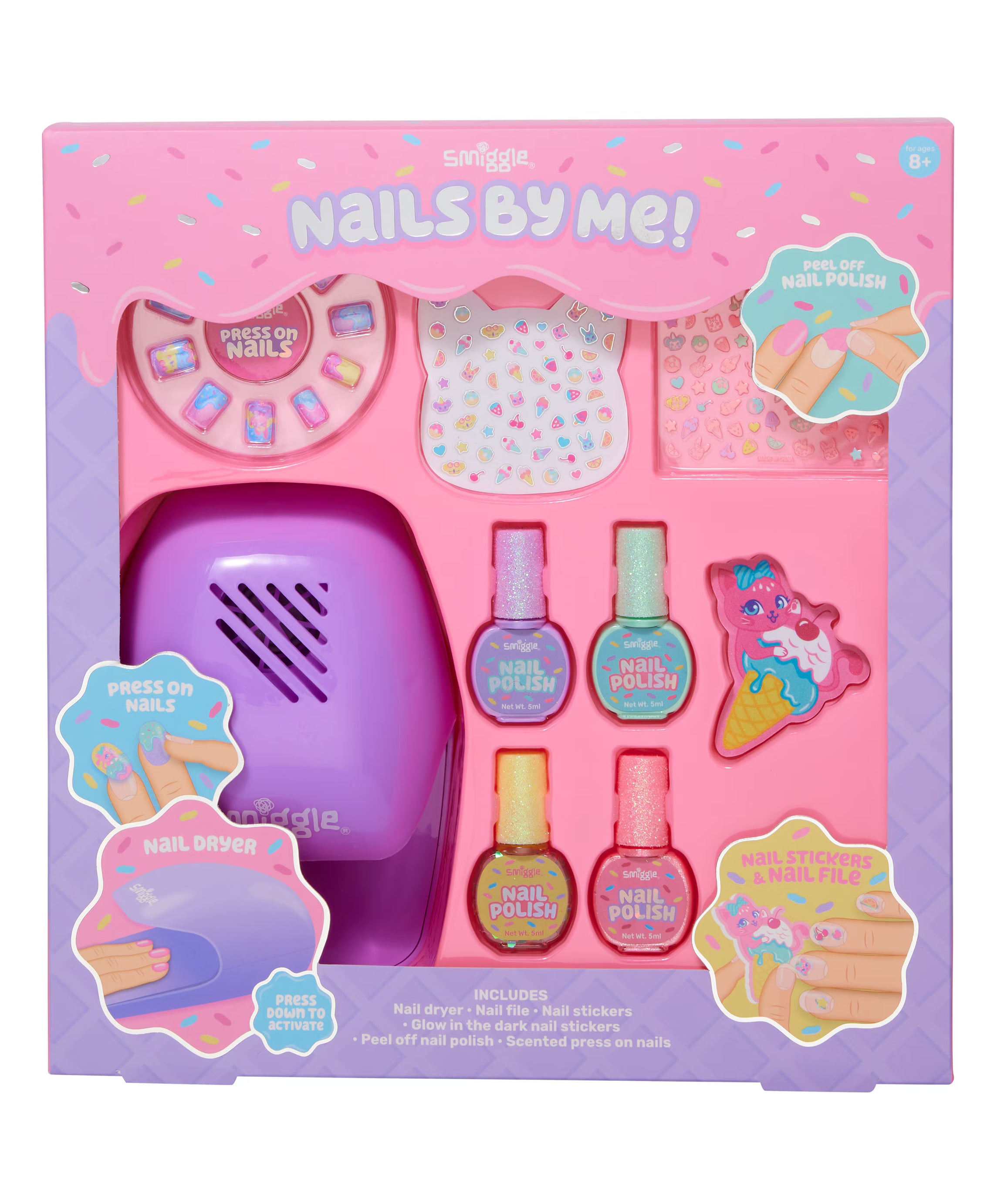 Smiggle - Çocuk Tırnak Tasarım Seti