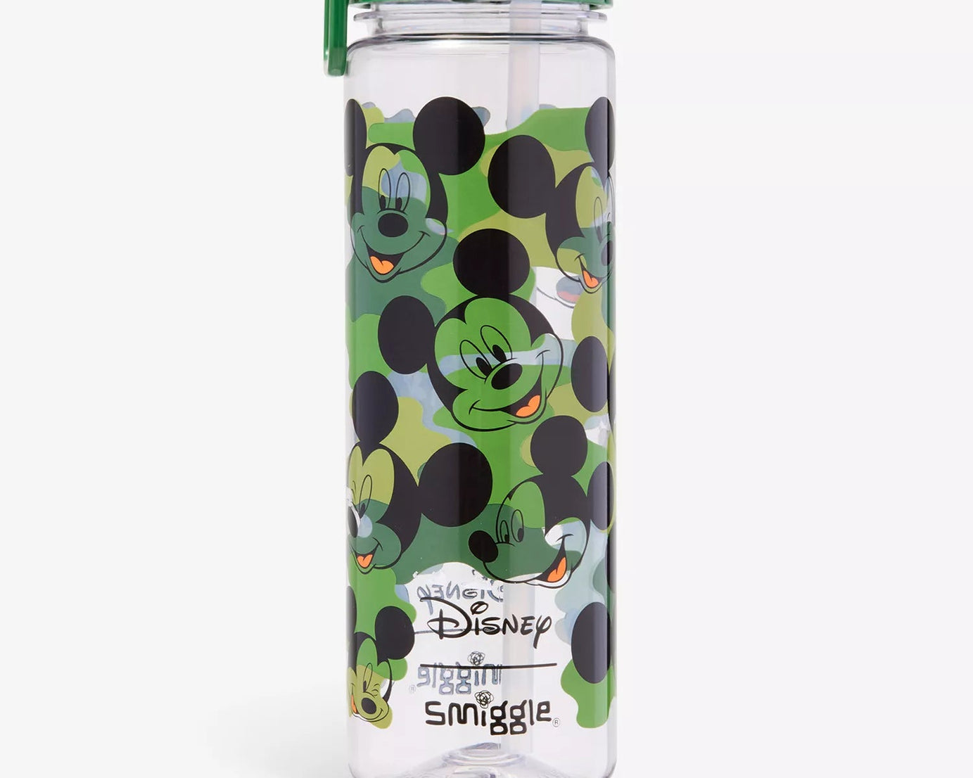 Smiggle - Disney ميكي 650ML زجاجة ماء خالية من BPA مع مصاصة