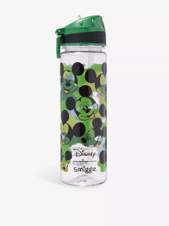 Smiggle - Disney Mickey 650ML BPA-freie Trinkflasche mit Strohhalm