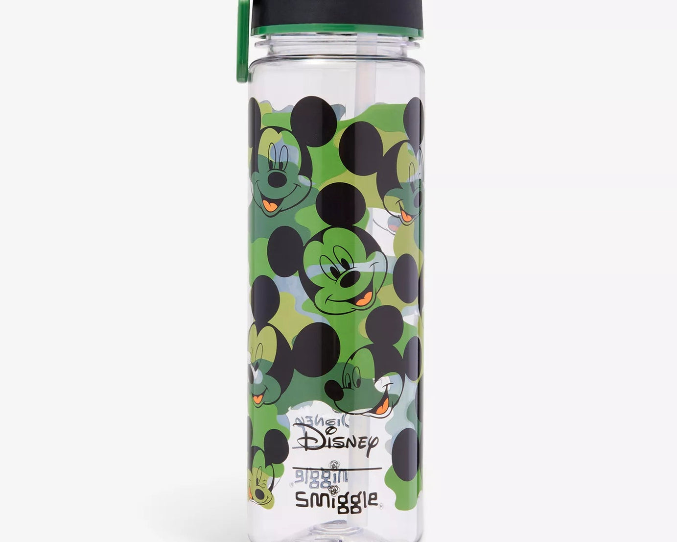 Smiggle - Disney ميكي 650ML زجاجة ماء خالية من BPA مع مصاصة