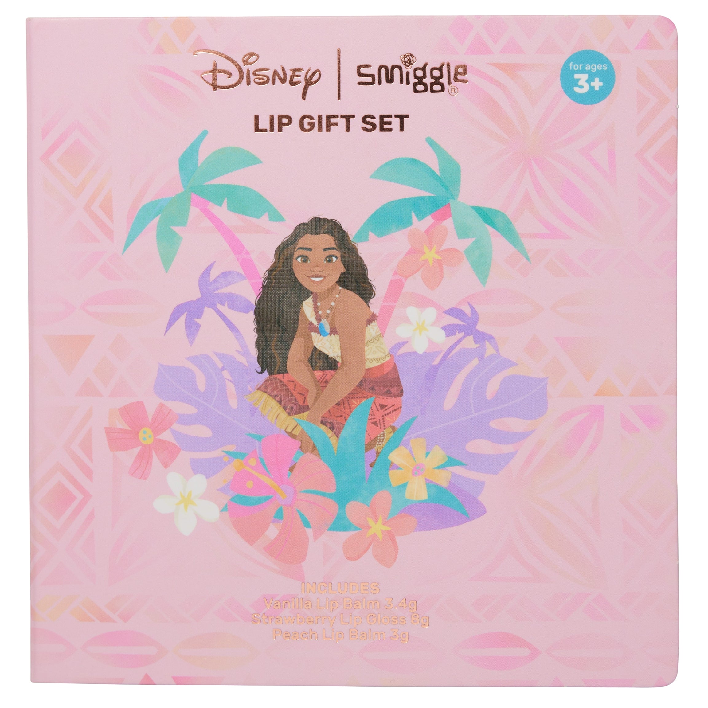Smiggle - Disney 莫阿娜儿童礼品润唇膏套装