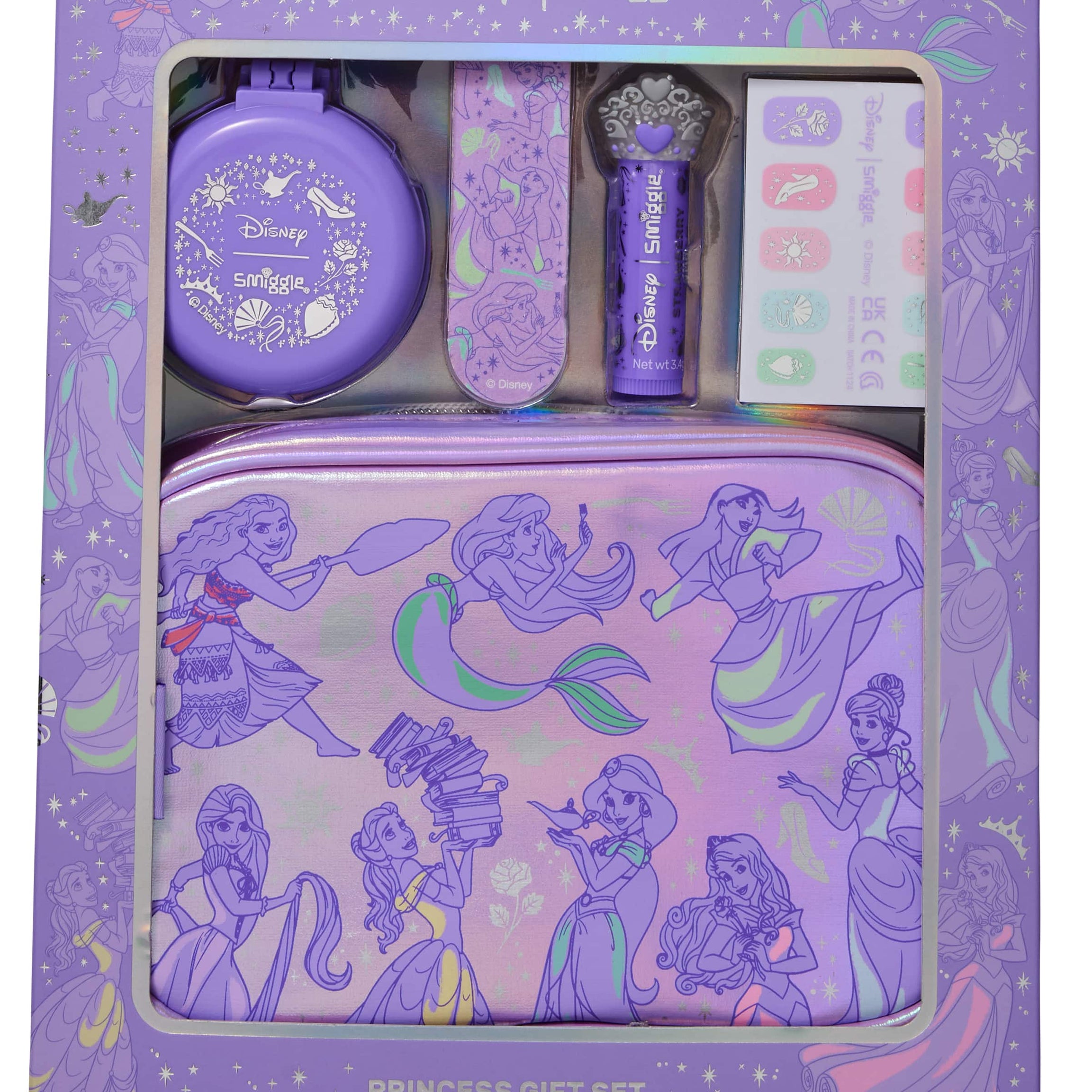 Smiggle - Disney 公主美容护理套装和包包