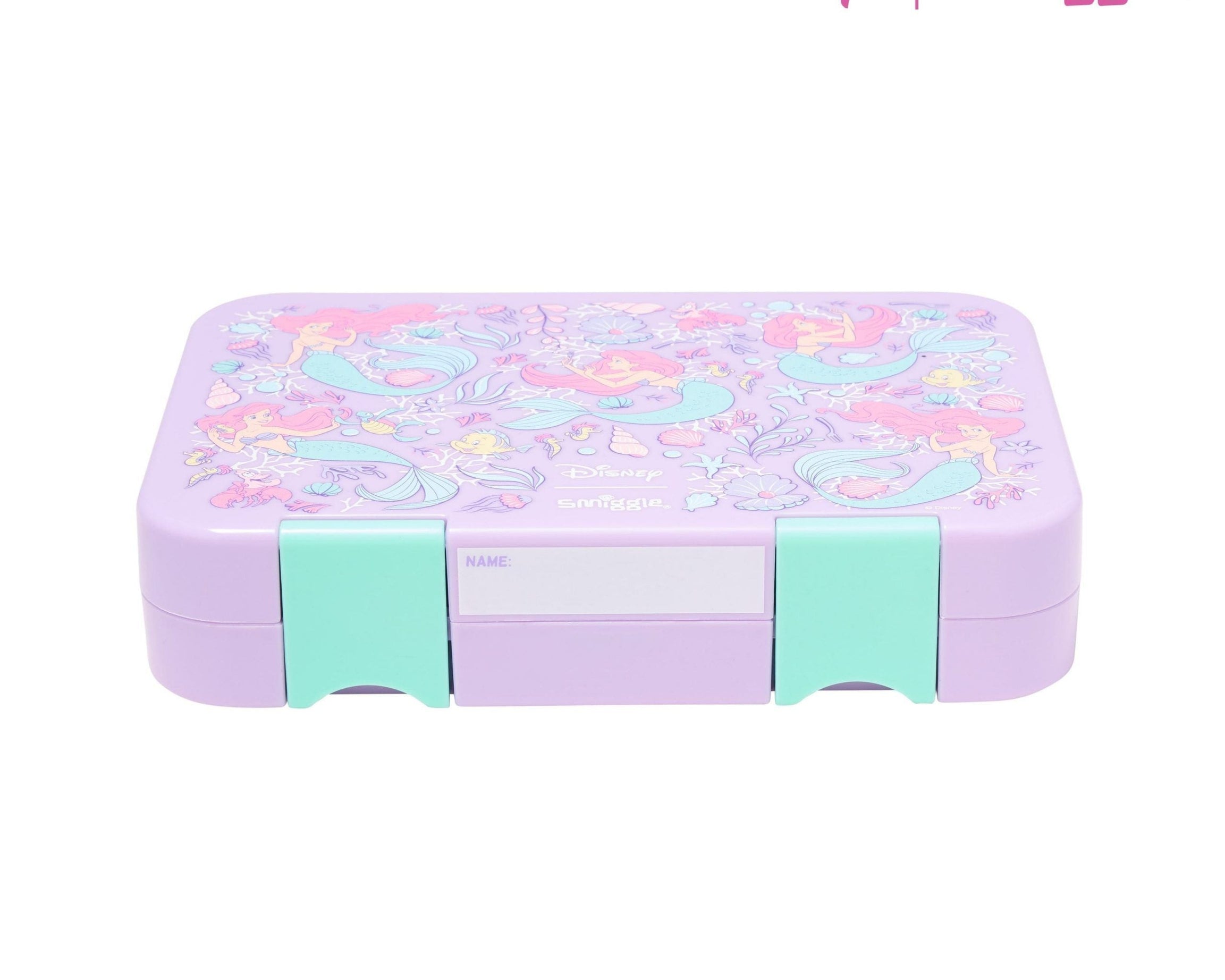 Smiggle - Disney राजकुमारी मध्यम आकार का बेंटो लंच बॉक्स