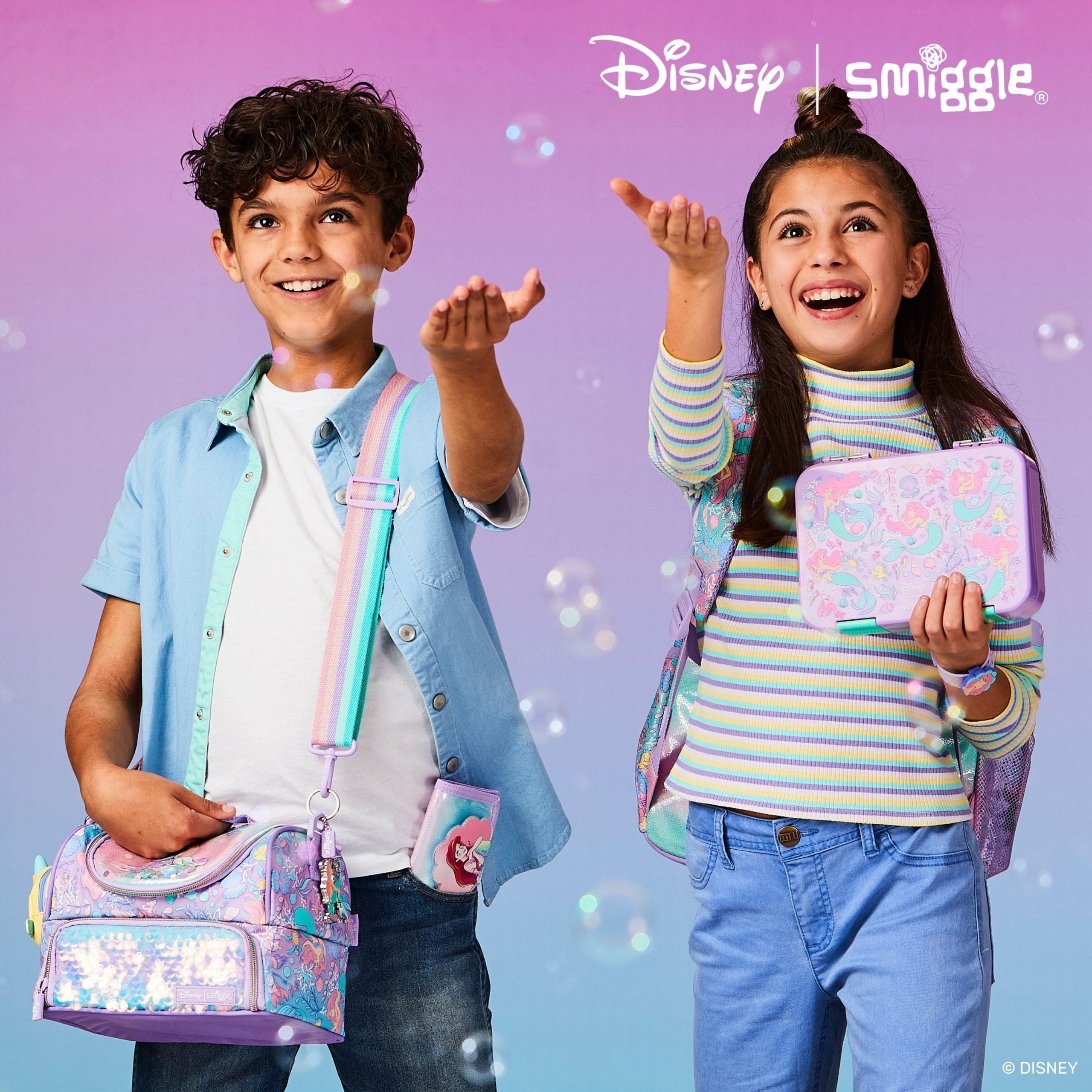 Smiggle - Disney 公主中号便当午餐盒