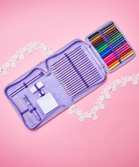 Smiggle - Disney 公主文具套装和笔盒