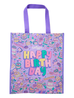 Smiggle - Doğum Günü Pastası Orta Boy Yeniden Kullan Çanta
