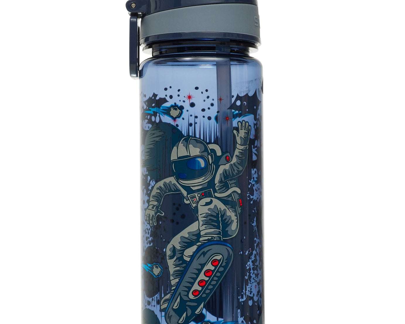 Smiggle - زجاجة ماء ملحمية 650ML مع مصاصة خالية من BPA