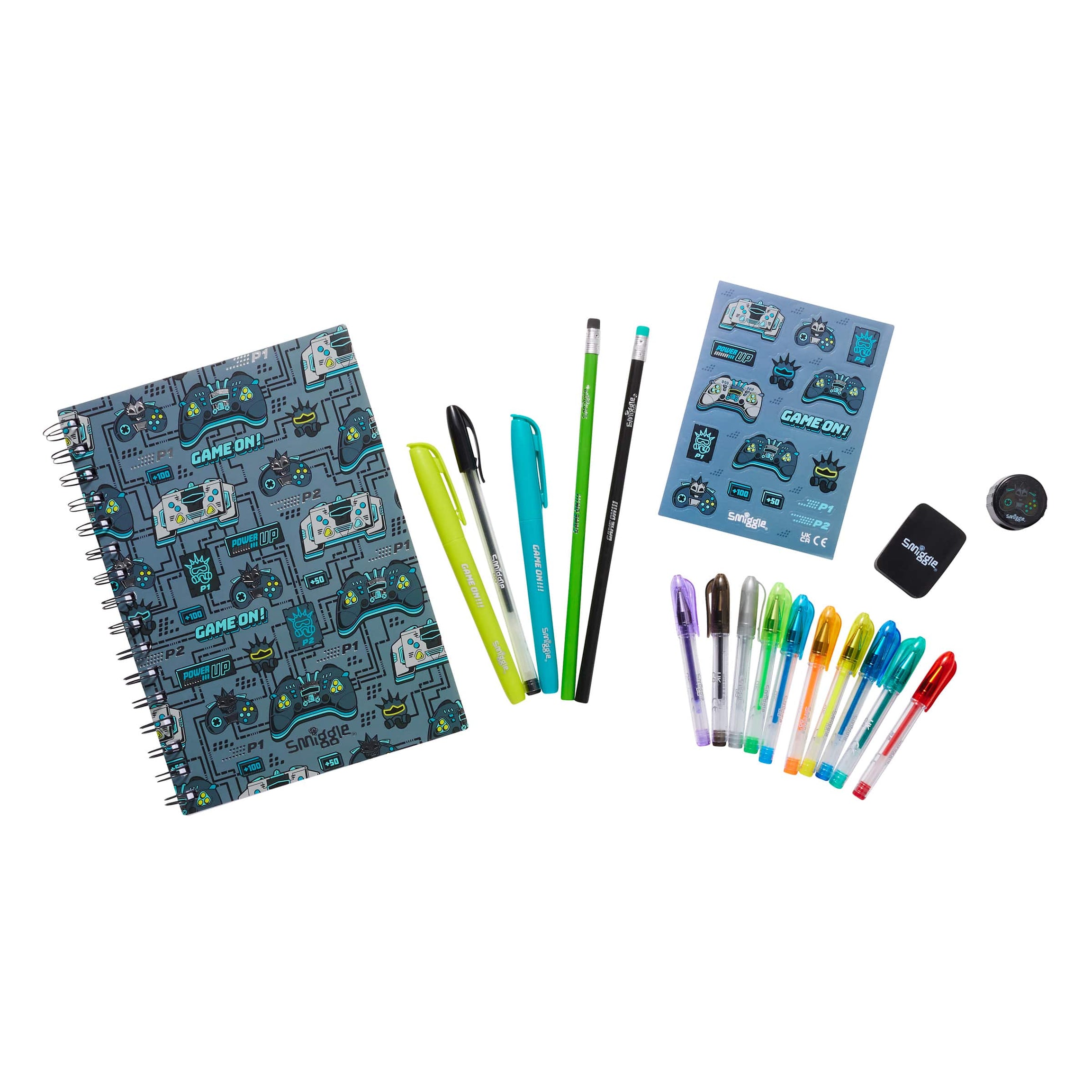 Smiggle - Epic Adventures Set di cancelleria A5 Essentials