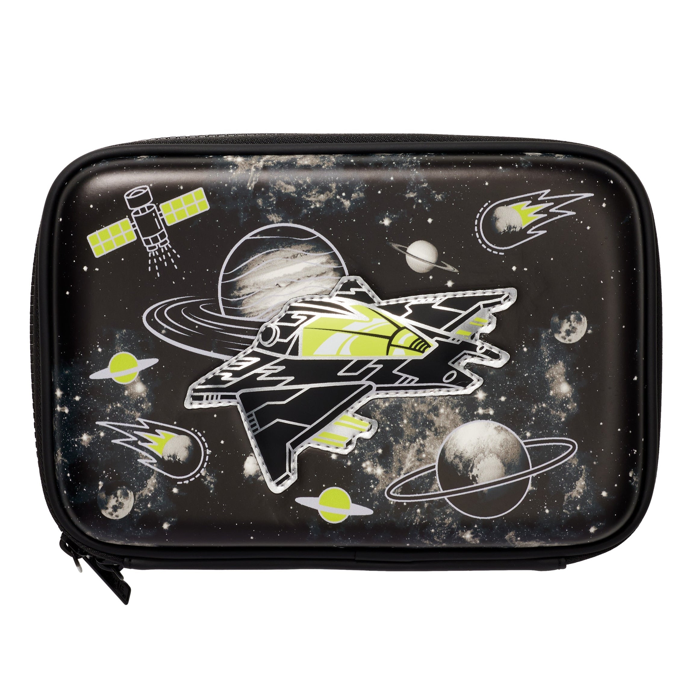 Smiggle - Fly High İki Gözlü Hardtop Kalem Kutusu - Dinossi