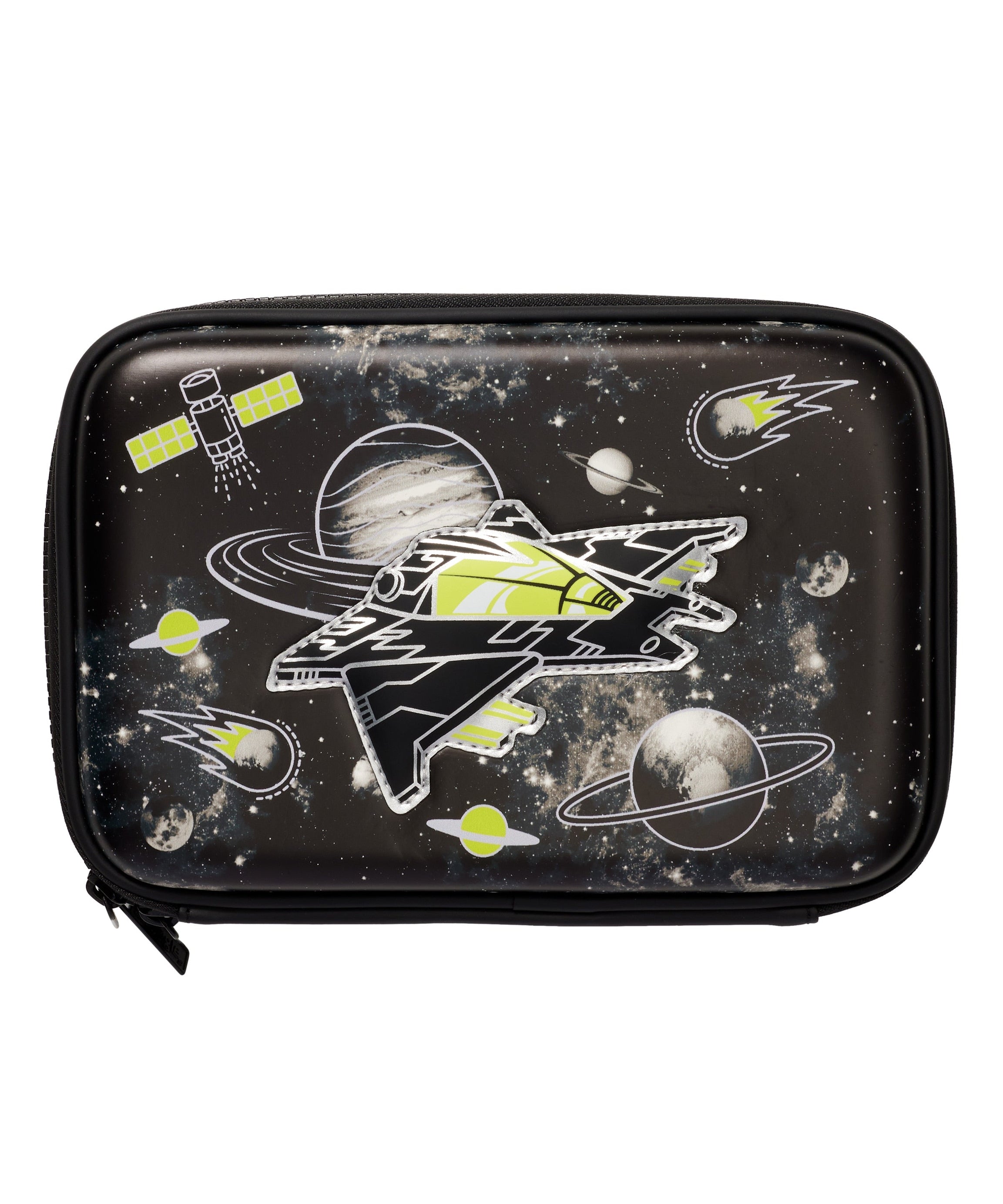 Smiggle - Fly High İki Gözlü Hardtop Kalem Kutusu - Dinossi