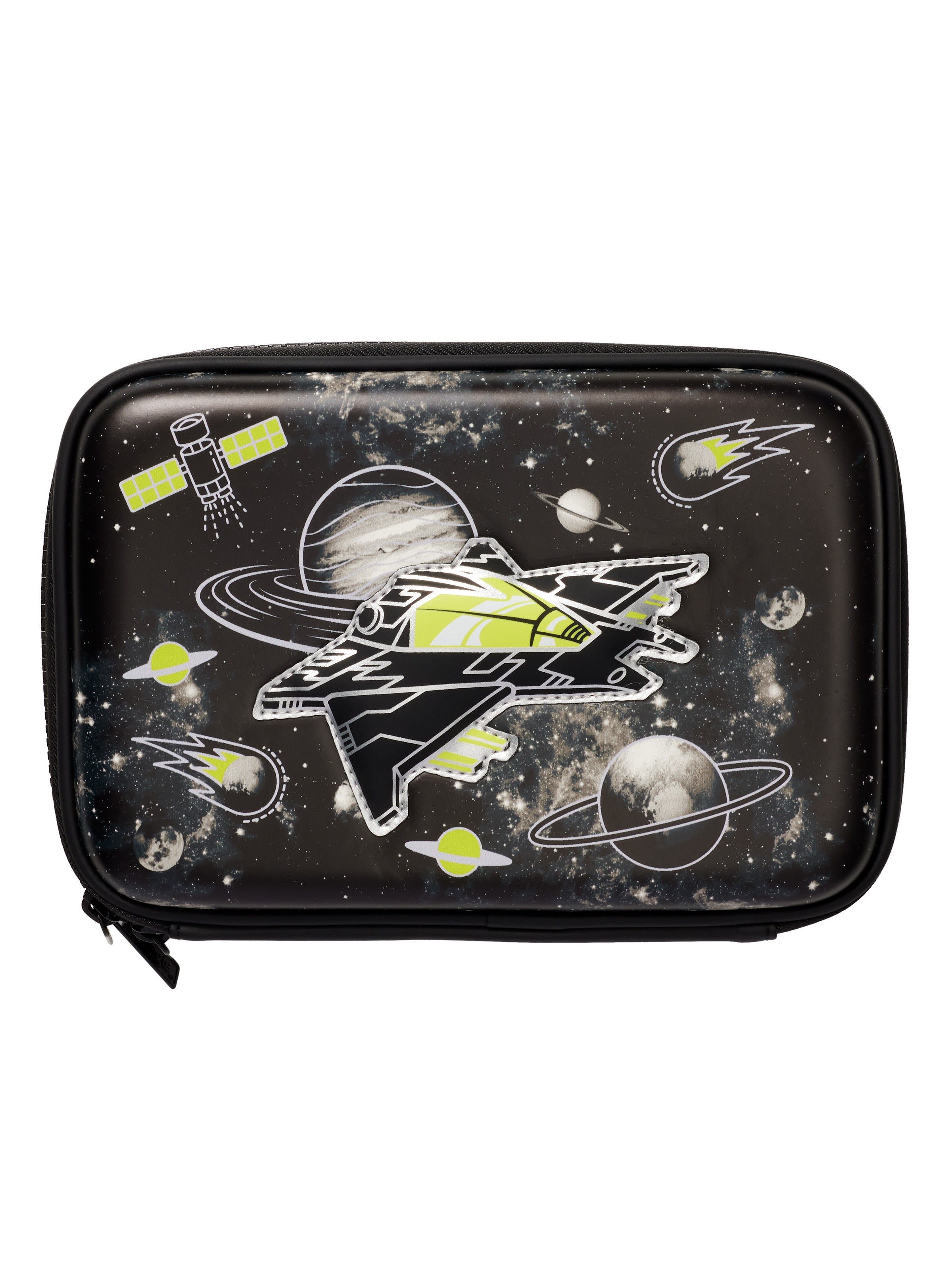 Smiggle - Fly High İki Gözlü Hardtop Kalem Kutusu - Dinossi