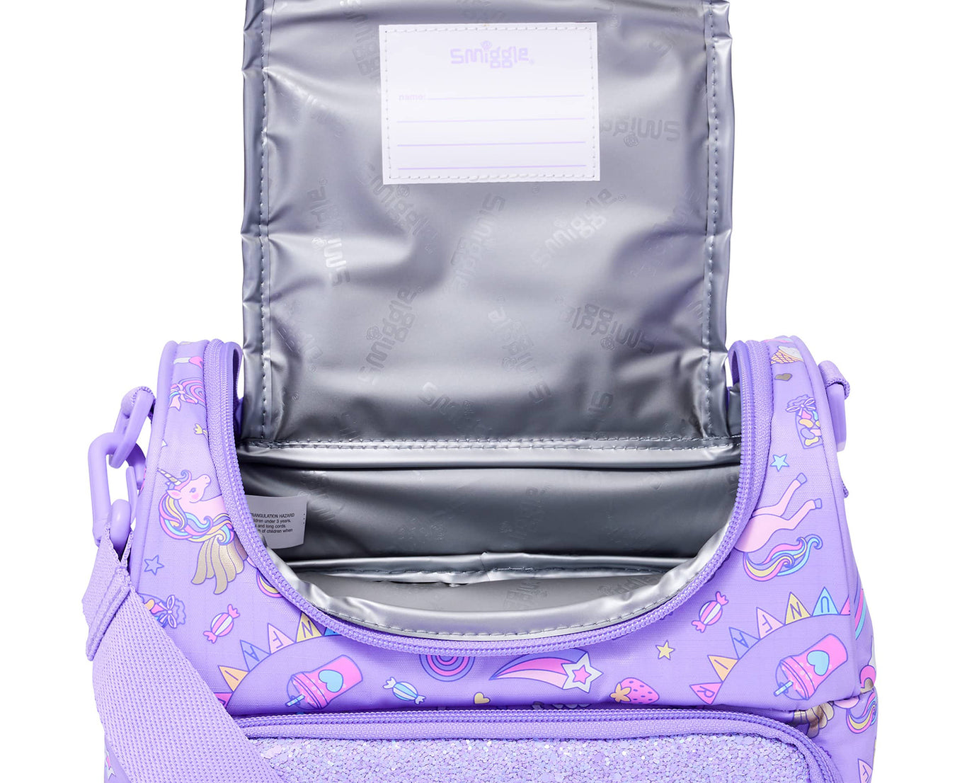 Smiggle - Borsa per il pranzo a due piani Fun Fair