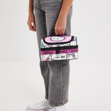 Smiggle - Bolsa de almuerzo de doble capa Hello Kitty