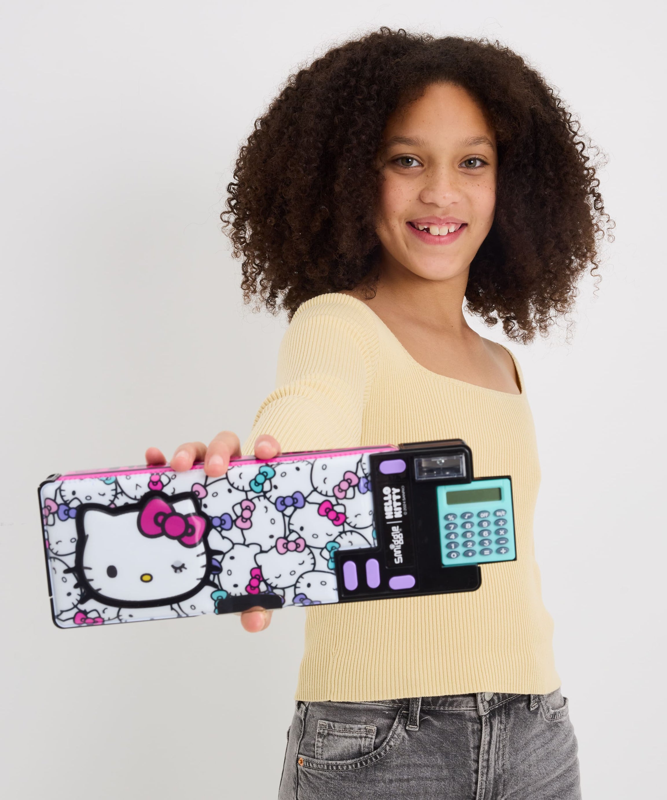 Smiggle - Hello Kitty 计算器自动铅笔盒