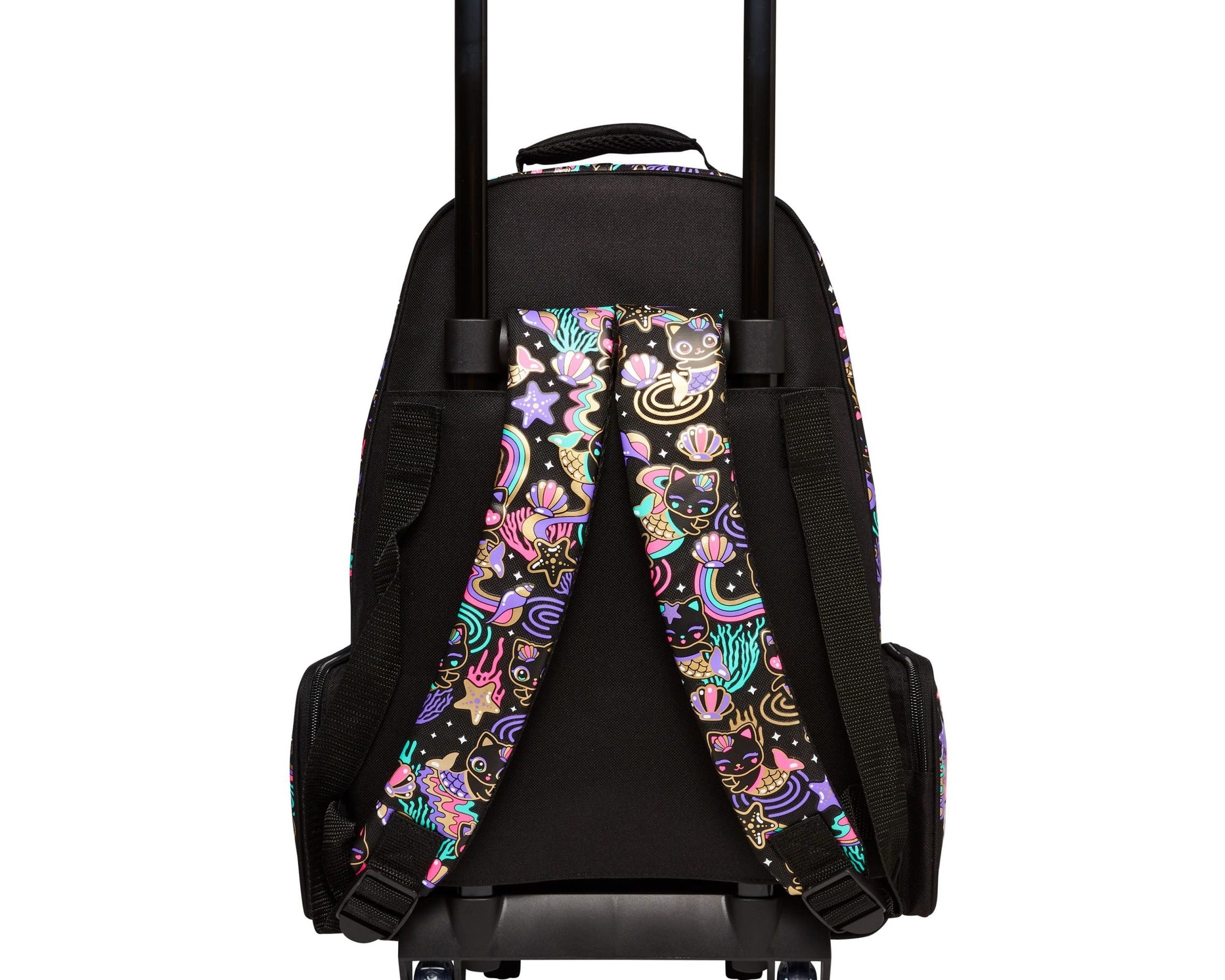 Smiggle - Hey There Sac d'école et de voyage à roulettes lumineux