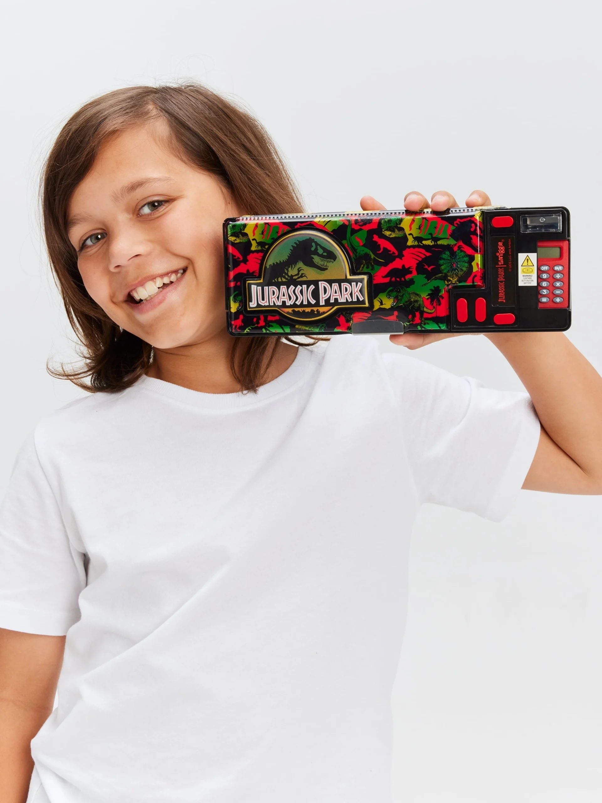 Smiggle - Jurassic Park Hesap Makineli Otomatik Kalem Kutusu