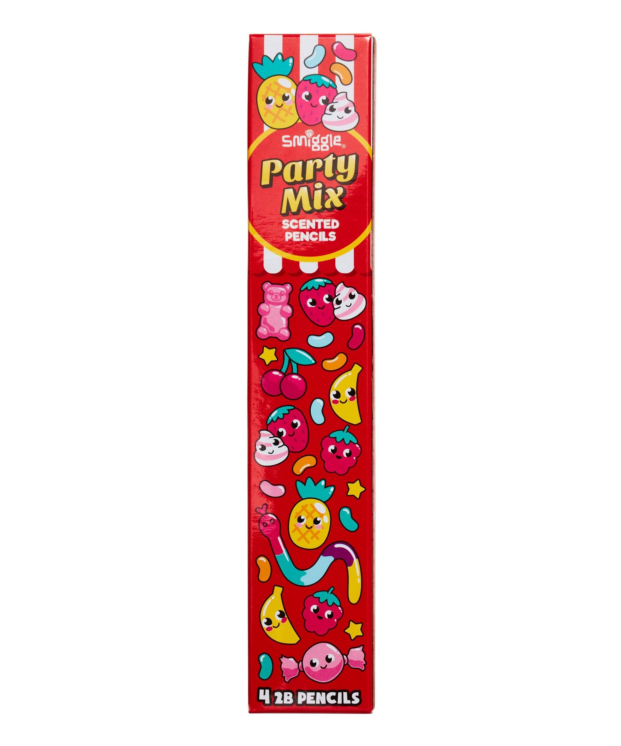 Smiggle - Confezione da 4 penne profumate alla frutta mista