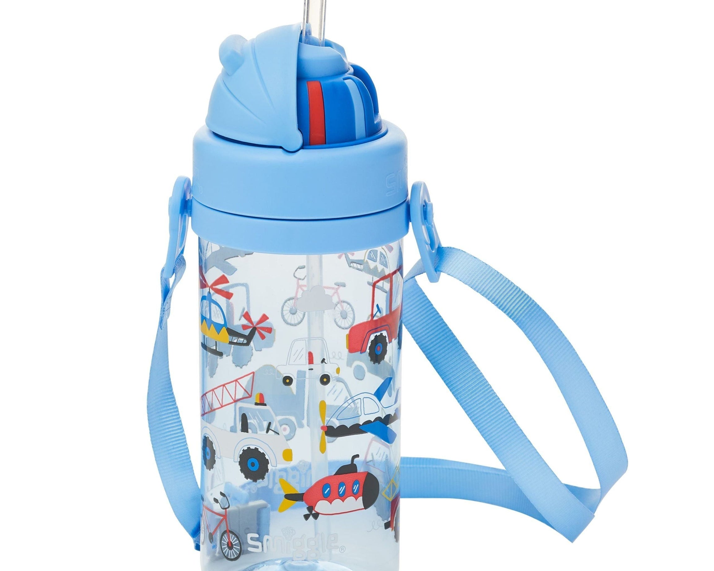 Smiggle - ला ला टिनी टिनी 400 ML BPA मुक्त गुप्त पाइप वाली बोतल