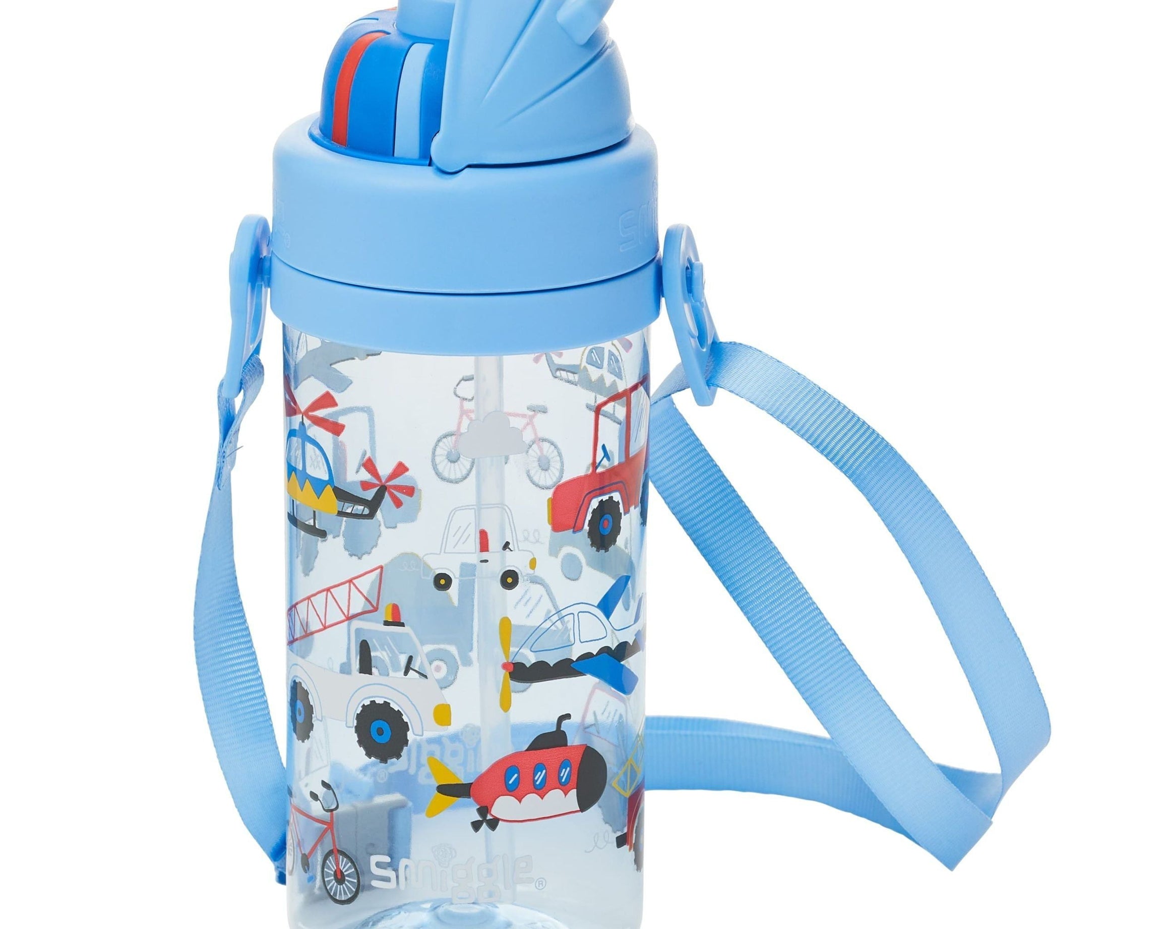 Smiggle - ला ला टिनी टिनी 400 ML BPA मुक्त गुप्त पाइप वाली बोतल