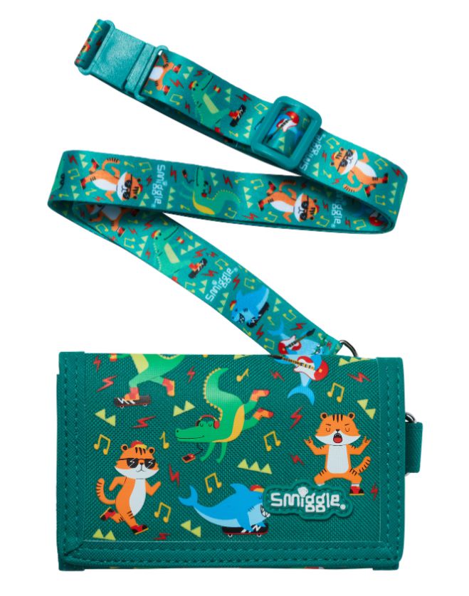 Smiggle - Carteira Infantil com Alça Lets Play