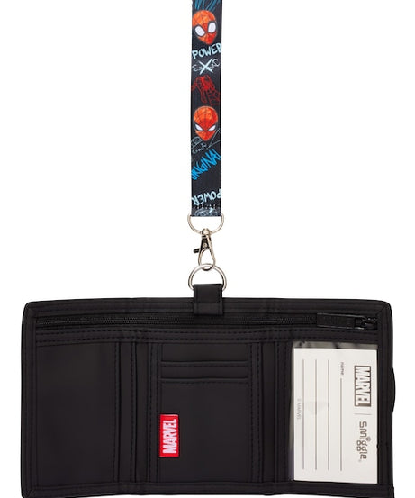 Smiggle - 漫威蜘蛛侠带挂绳儿童钱包