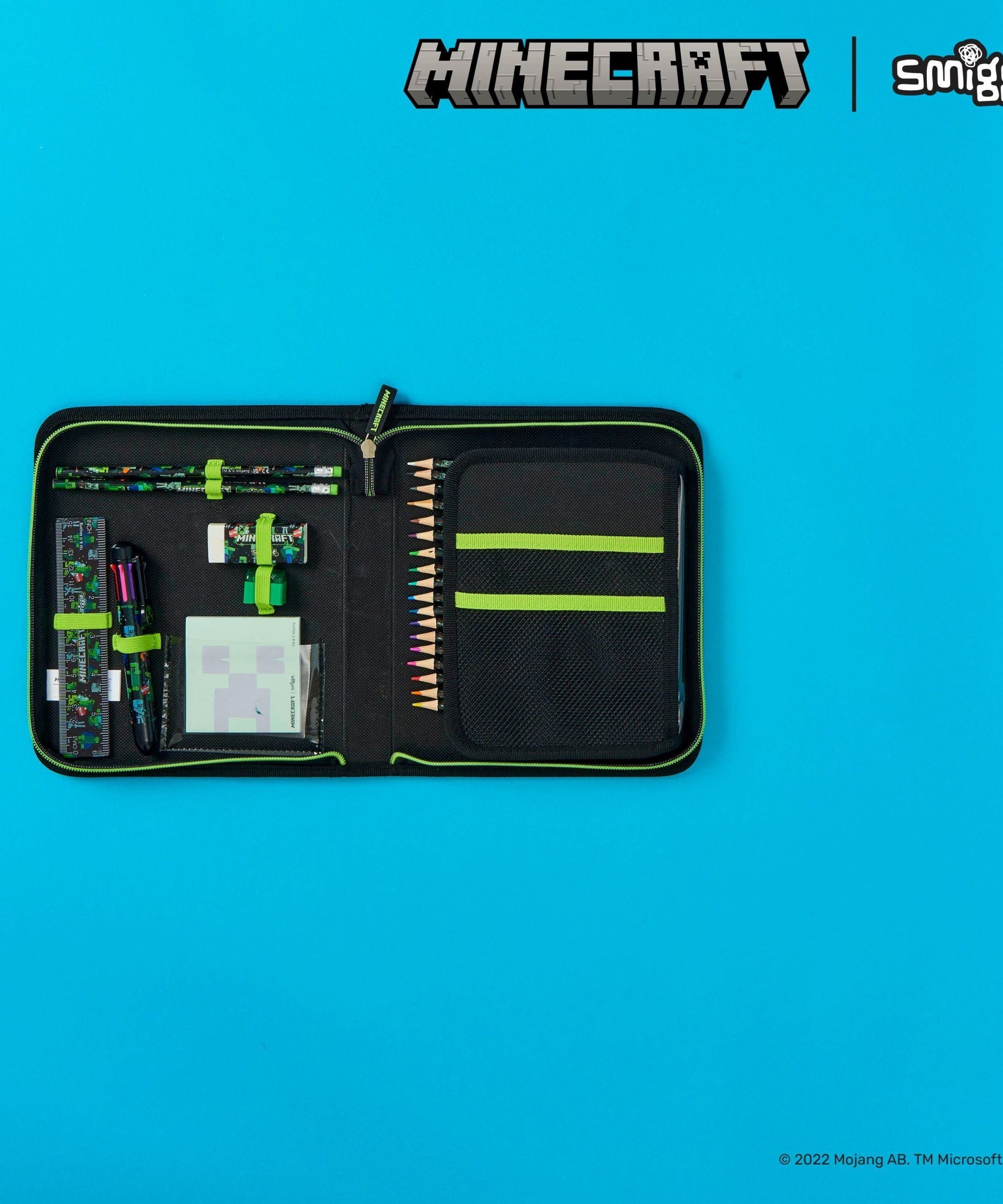 Smiggle - Minecraft 文具套装和笔盒