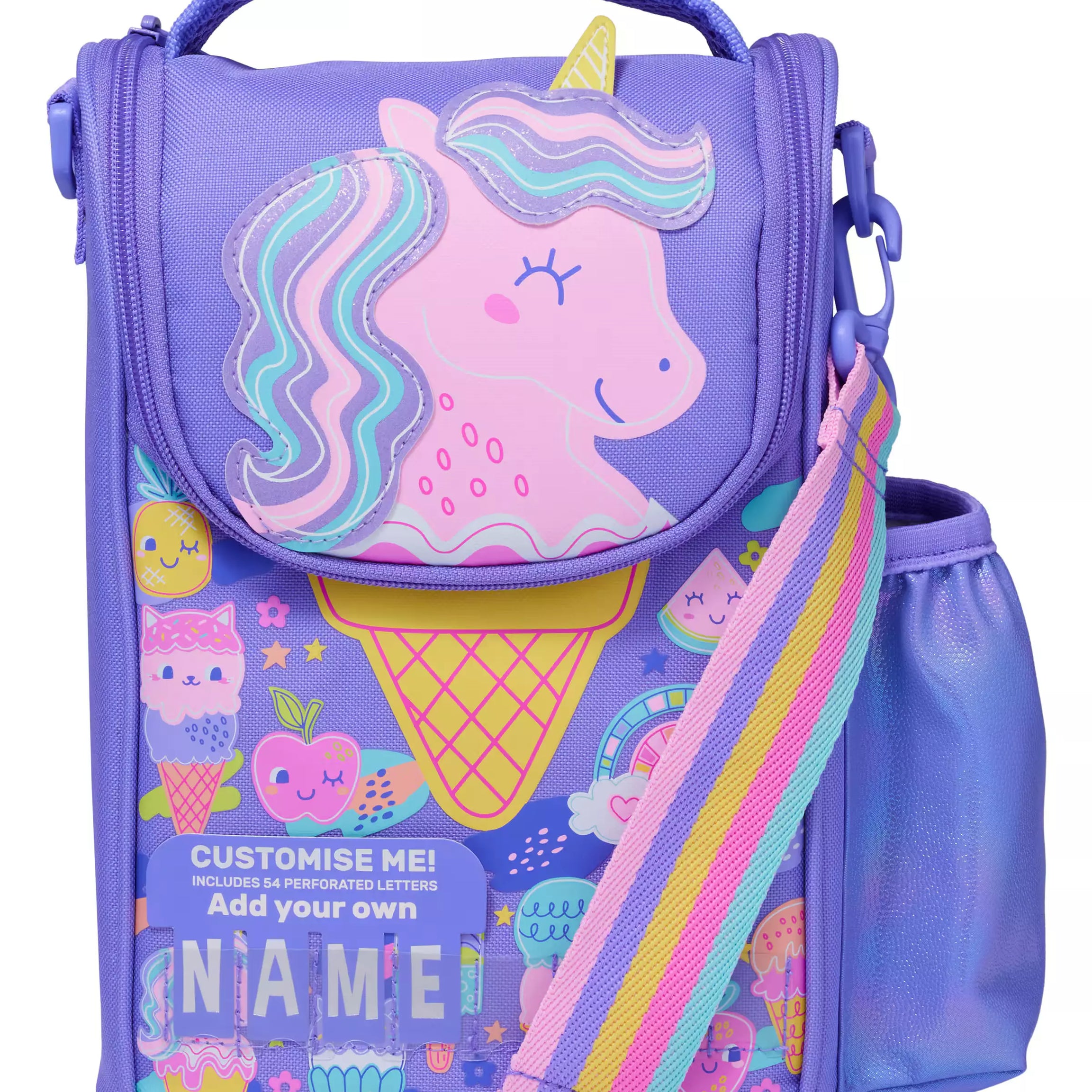 Smiggle - Bolsa de Lanche e Passeio para Jardim de Infância com Nome Happy Tales