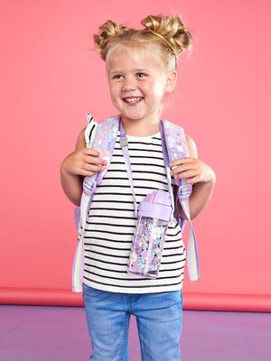 Smiggle - Over And Under Teeny Tiny BPA-freie 400-ml-Wasserflasche