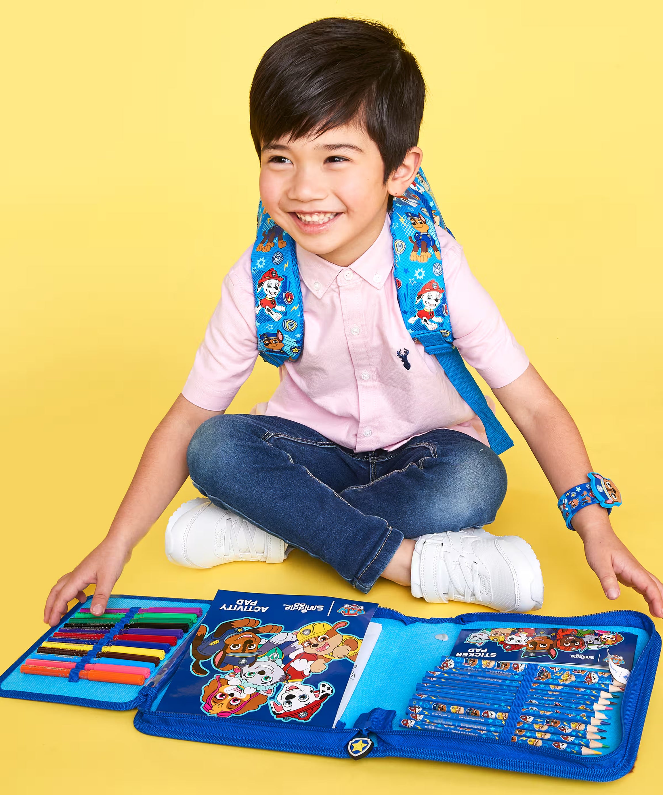 Smiggle - Paw Patrol Kırtasiye Seti ve Kalem Kutusu - Dinossi