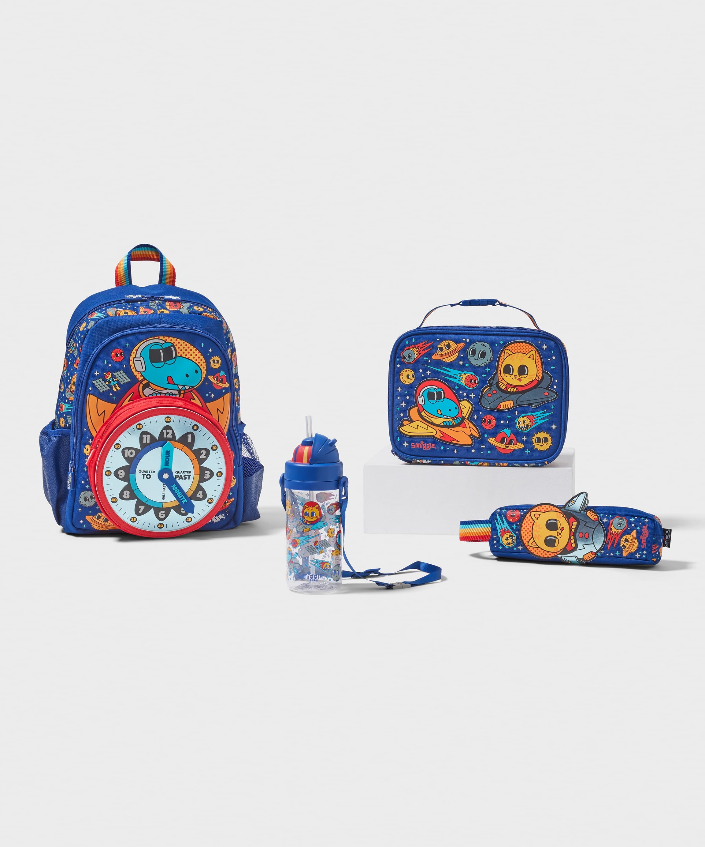 Smiggle - रेडी 4lü प्रीस्कूल और डेकेयर स्कूल बैग सेट