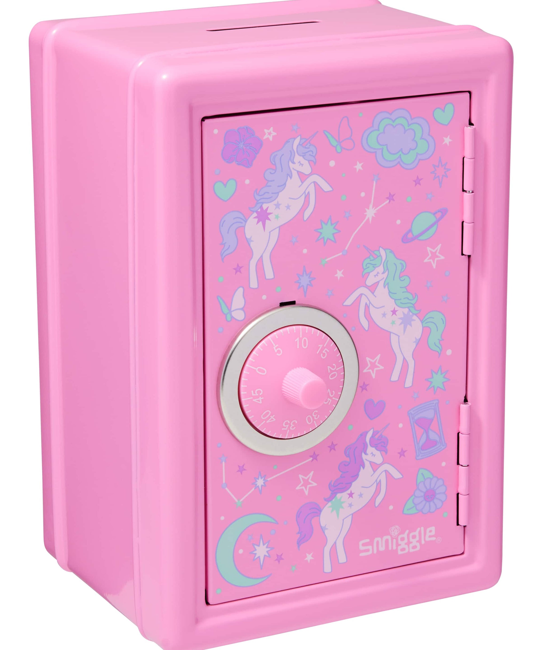 Smiggle - Salvadanaio con codice di sicurezza