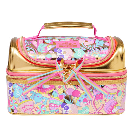 Smiggle - 20. Doğum Günü Çift Katlı Beslenme Çantası-Dinossi