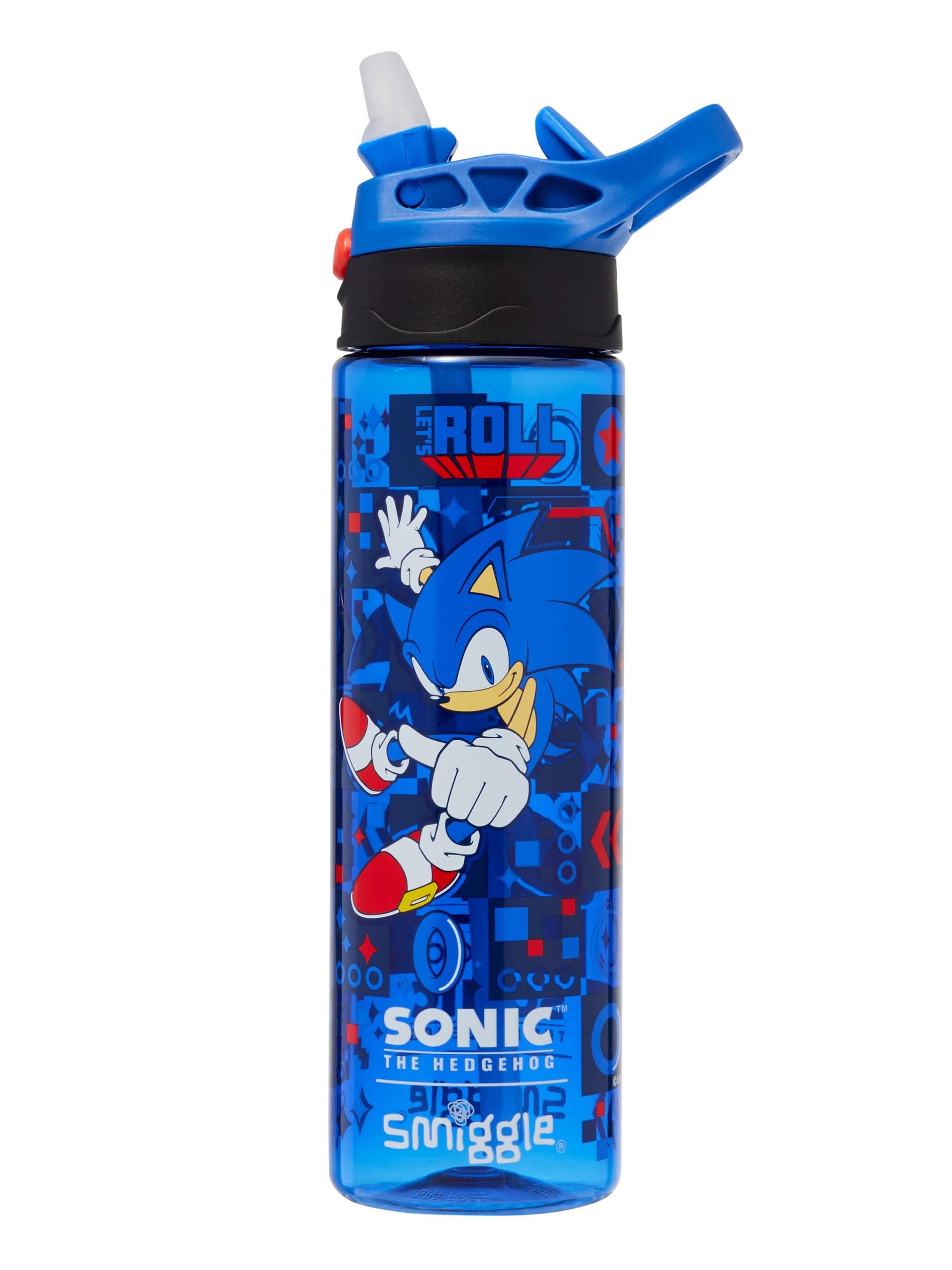 Smiggle - Sonic 650ML Bottiglia d'acqua automatica con cannuccia senza BPA