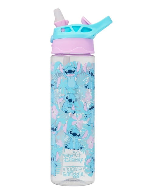 Smiggle - Stitch 650ML Awtomatik na Straw na BPA-free na Botelya ng Tubig