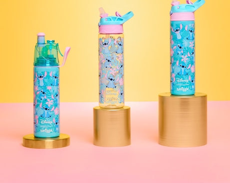 Smiggle - زجاجة ماء أوتوماتيكية بسعة 650ML مع مصاصة خالية من BPA