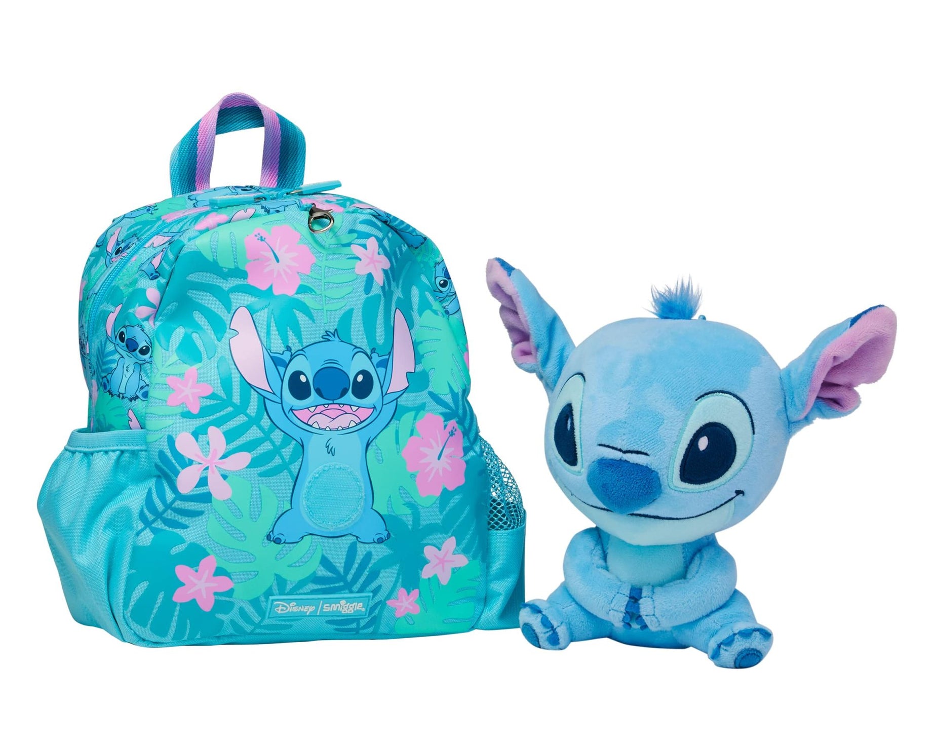 Smiggle - Stitch Çıkarılabilir Oyuncaklı Kreş Okul Sırt Çantası