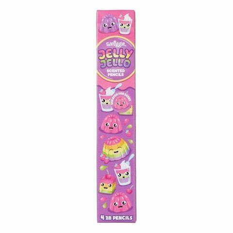 Smiggle – Tatlı Jöle Kokulu Kalem 4’lü Paket - Dinossi