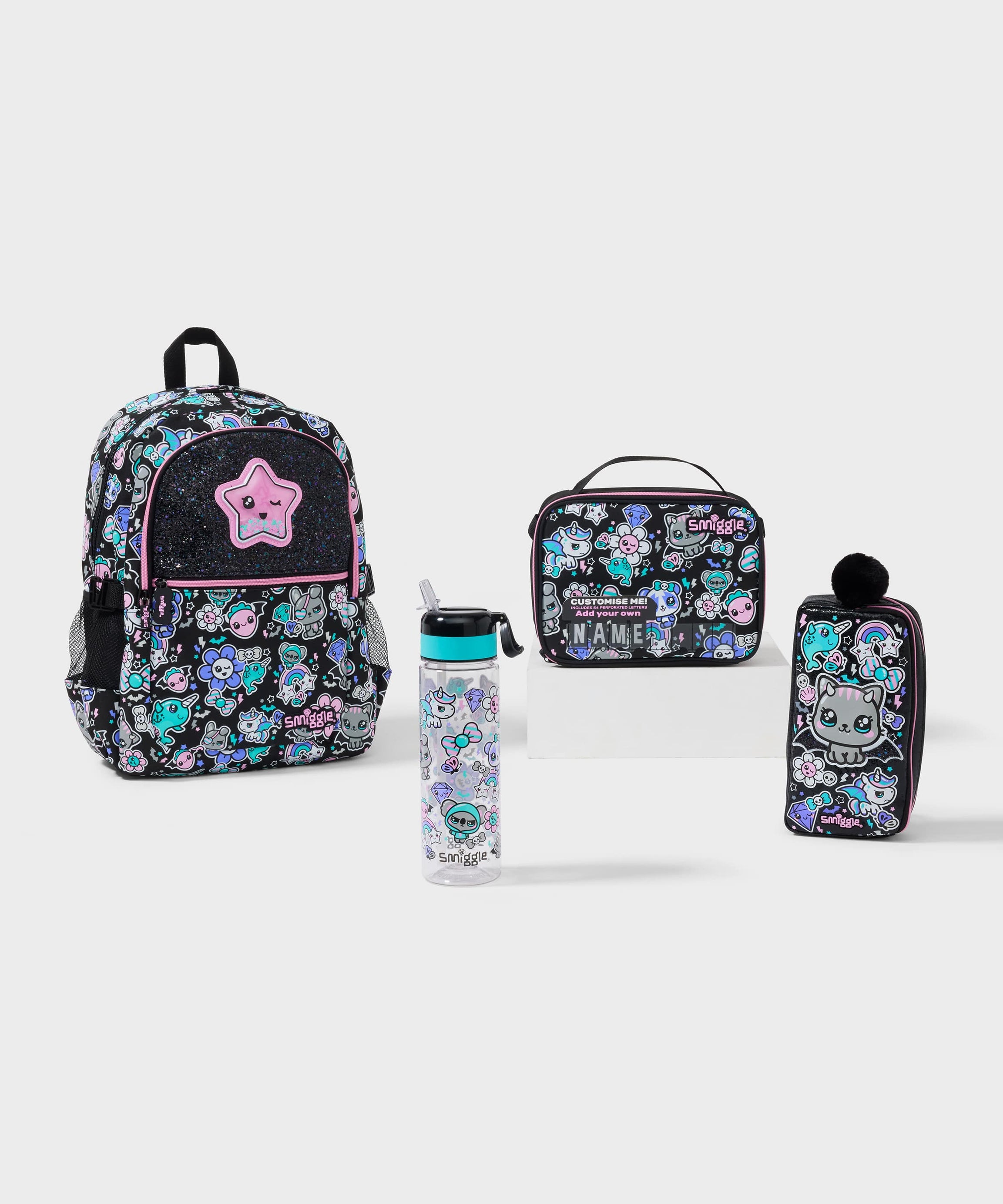 Smiggle - Trailblazer 4lü Okul Çanta Seti
