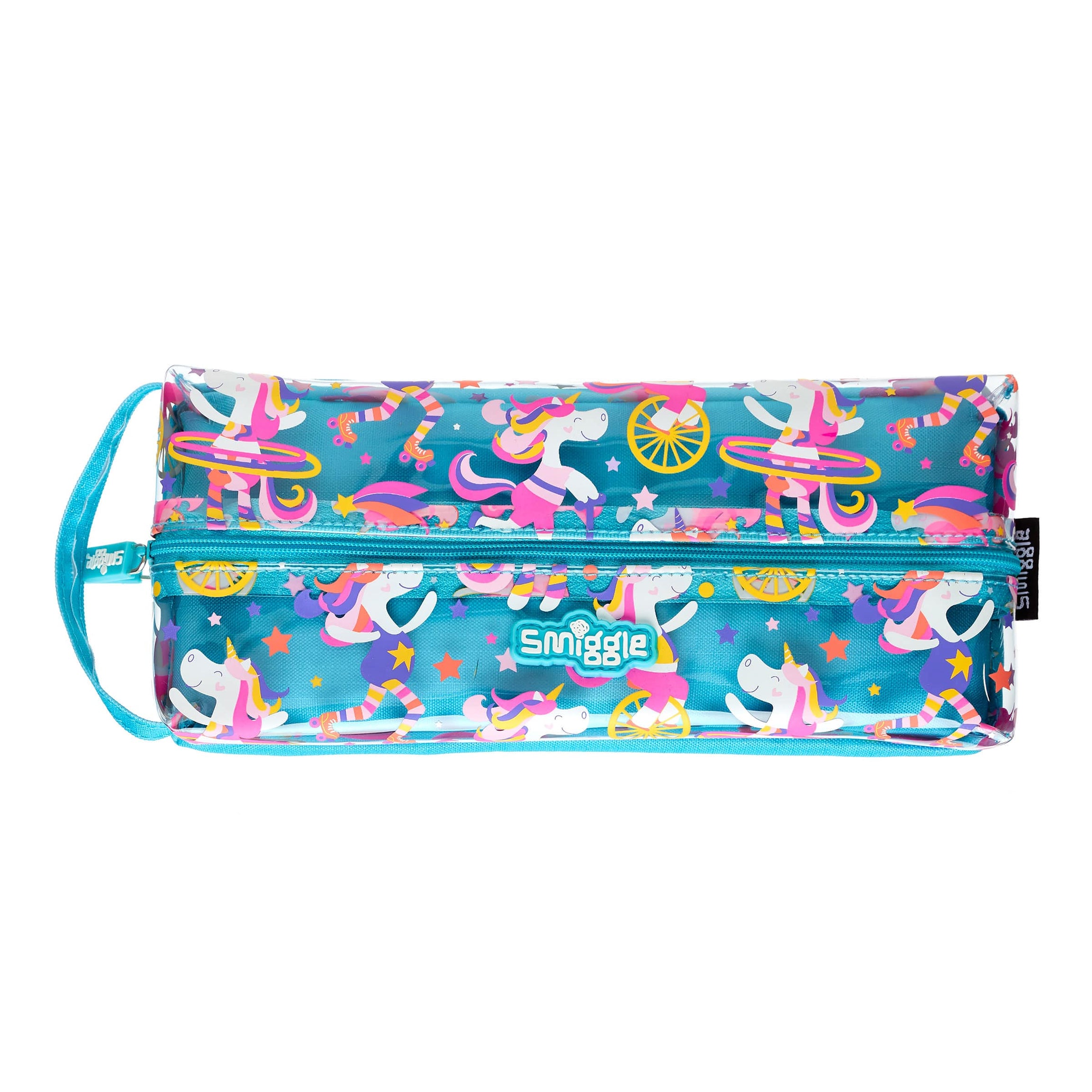 Smiggle - Estuche para lápices con cremallera Whirl Junior Flip