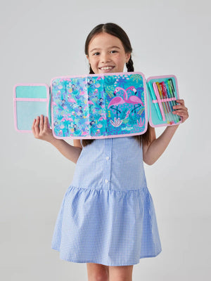 Smiggle - Wild Side  Flamingo Kalem Kutusu ve Kırtasiye Seti