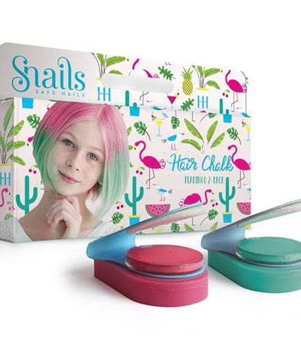 Snails - Kids Hair Chalk - Flamingo