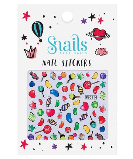 Snails - Tırnak Sticker Seti - Candy Blast
