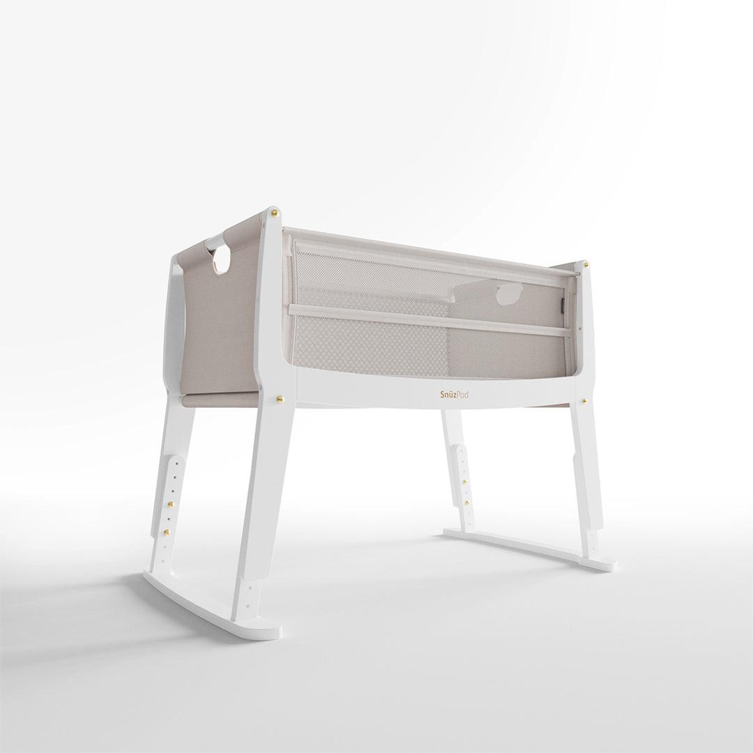 Snuz SnuzPod Studio Bedside Crib - Paris White-Bedside Cribs-Paris White- | Natural Baby Shower